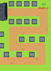 Washed-Up Tower Defense Game