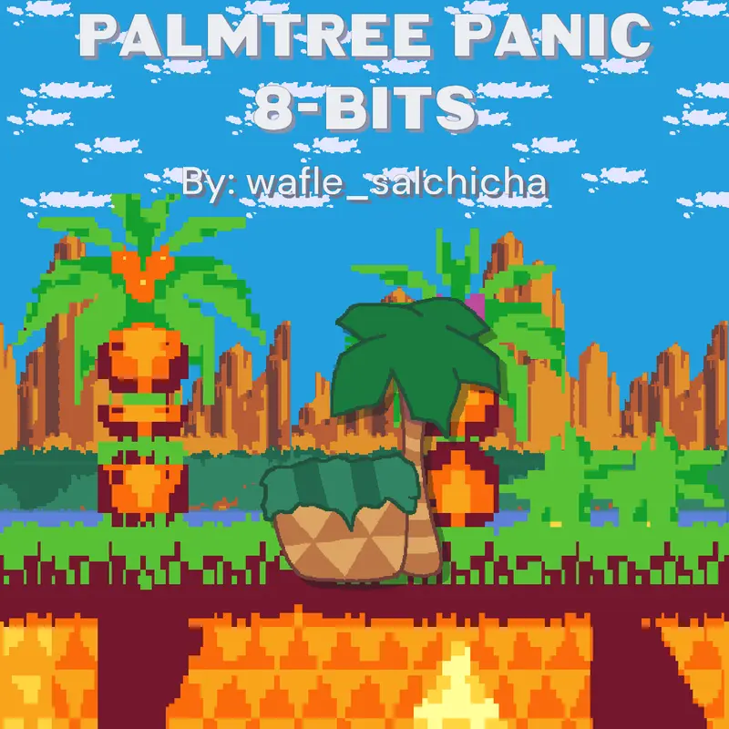 Palmtree panic 8 bits by @wafle_salchicha