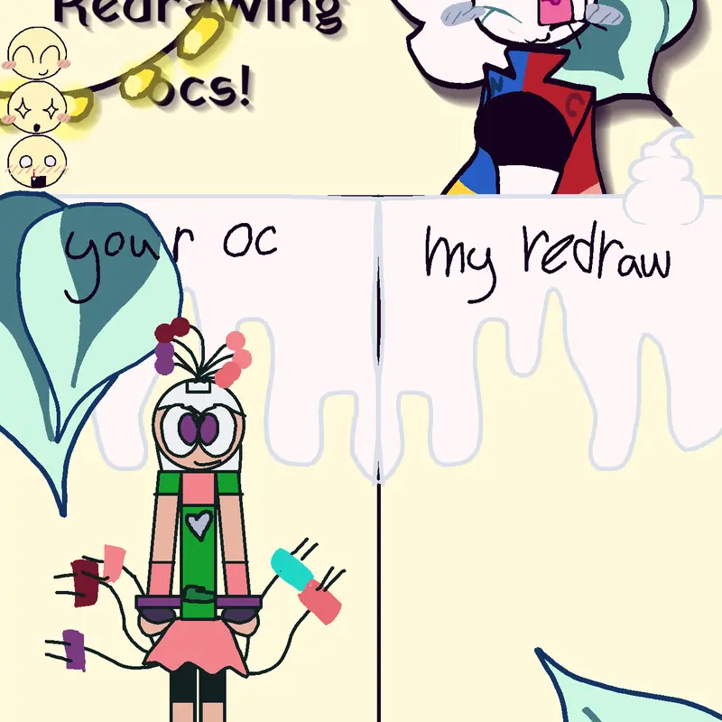 Redrawing ocs! by @NZOASASNOGBonVTV