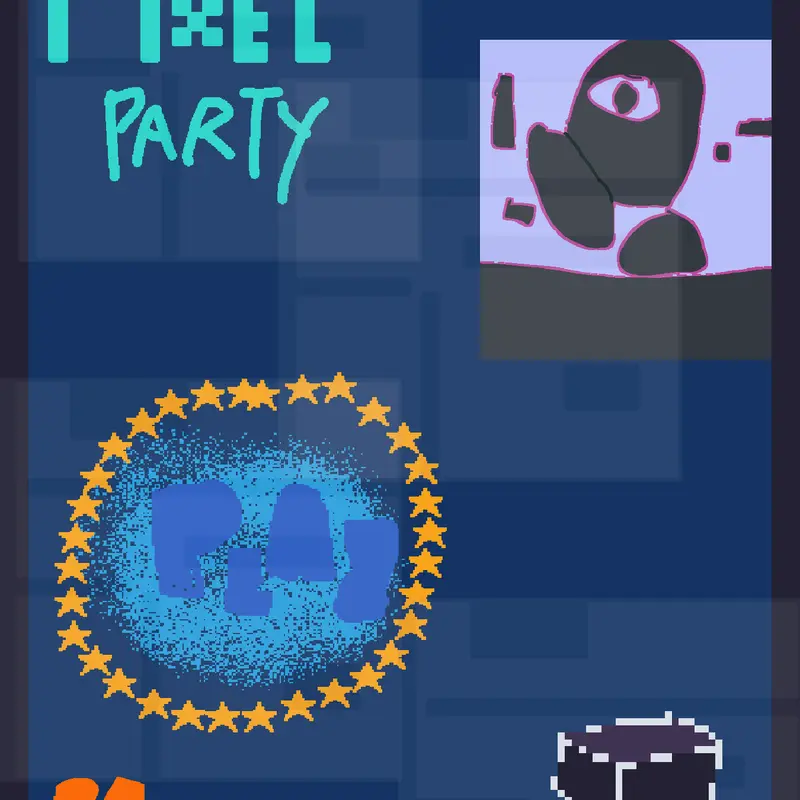 Pixel party! by @Adam_and_Afham