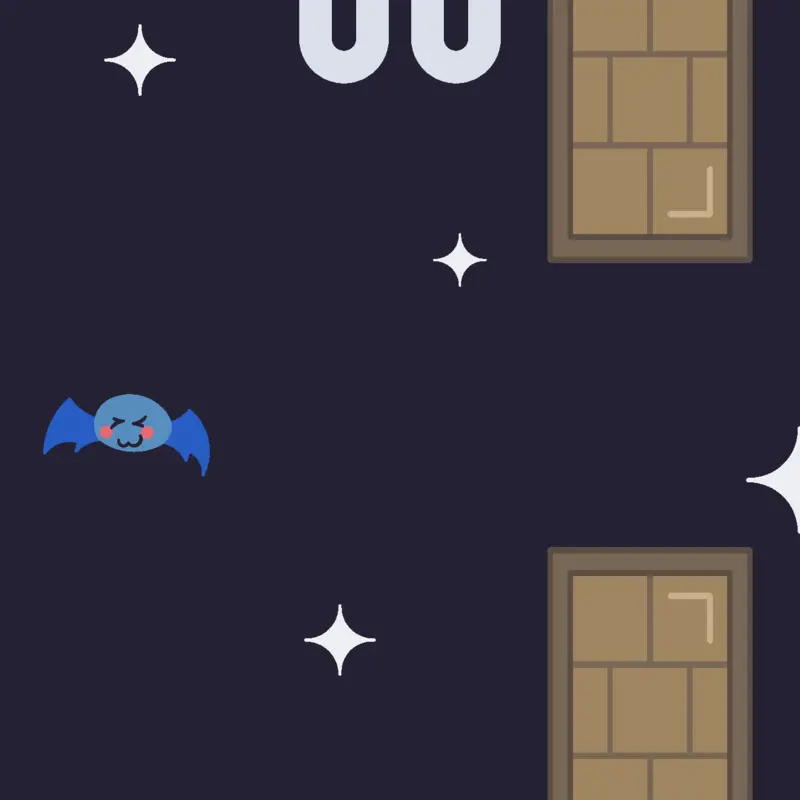 Bat Castle Flappy by @BebGoober