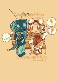 Vee & shelly chatting together