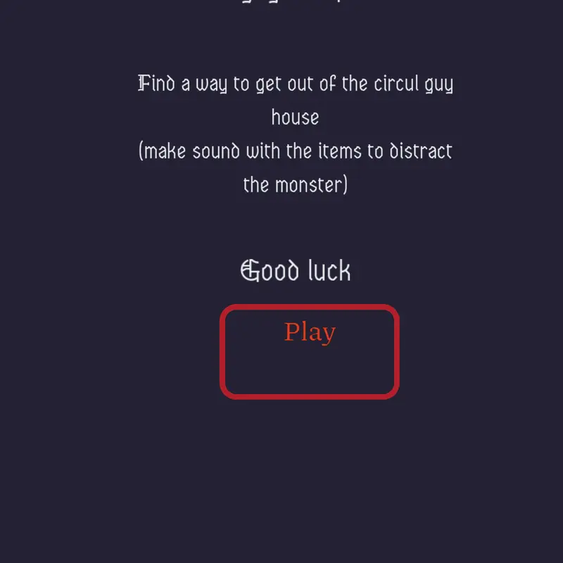 Circuls guy escape!(granny but bad) by @lilylovebraids-