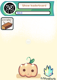 Pet the pumpkin!