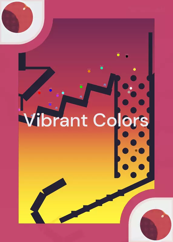 Marble Race Vibrant Colors by @apace