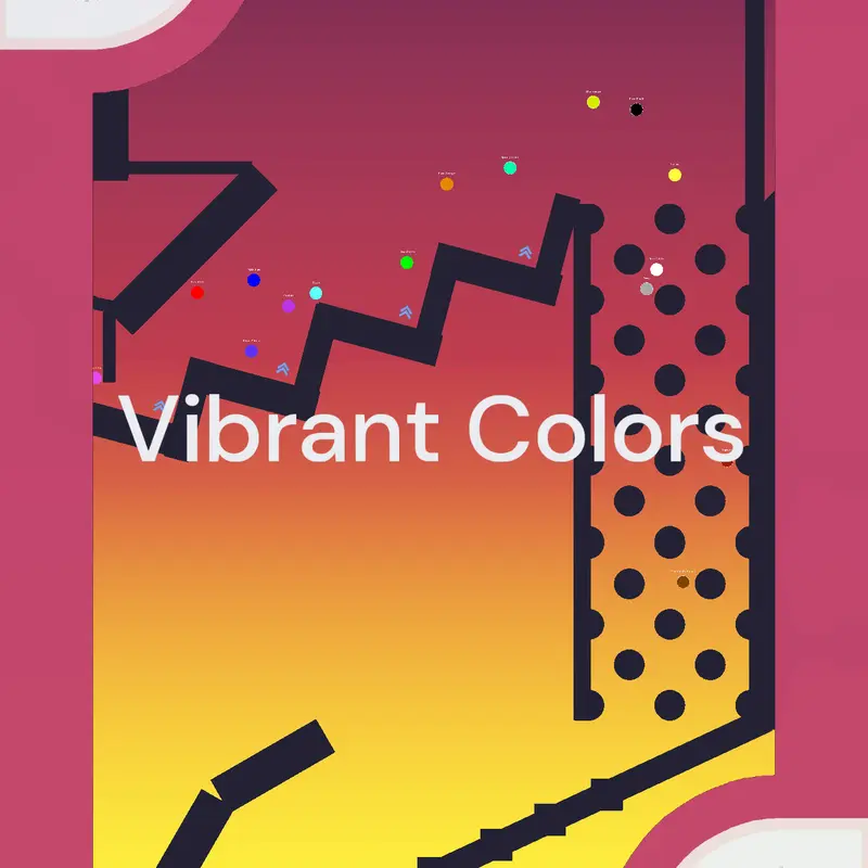 Marble Race Vibrant Colors by @apace