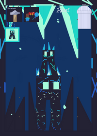 Meet Chris the Crystal block!