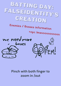 Batting day: Falseidentity's creation all...