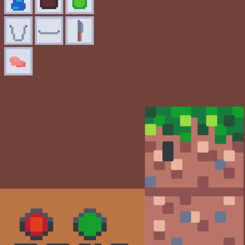Feed the Minecraft Grass block by @SOMEWHATHUMAN