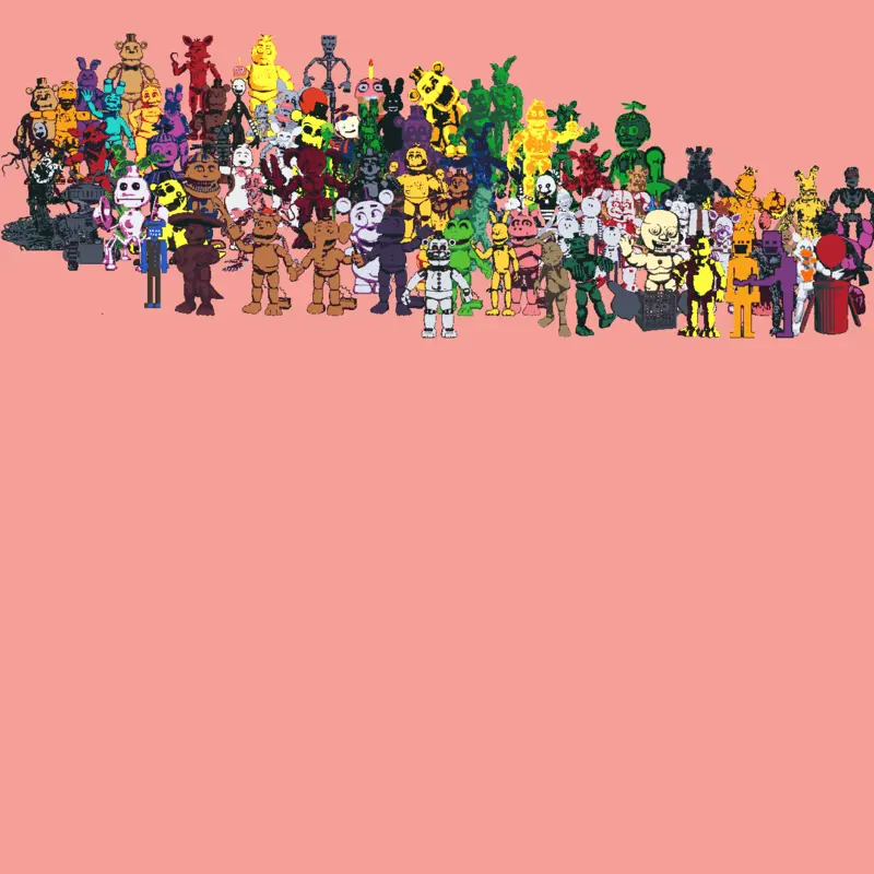 Fnaf stuff by @drulerofolives