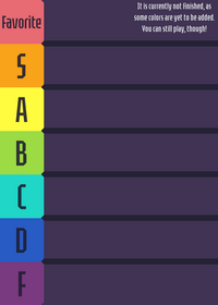 Rank my Algicosathlon colors!