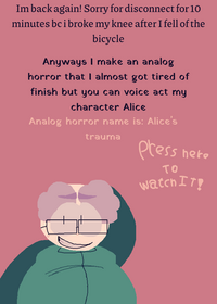Free analog horror to voice act (it took 1...