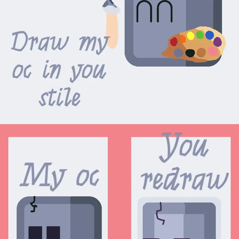 Only draw my OC in you stile by @i_ate_you_family