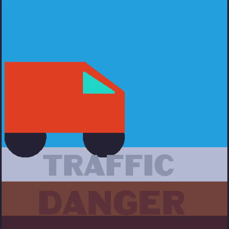 Traffic danger by @the_axolotl