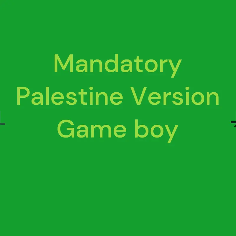 Game by @MandatoryPalestine