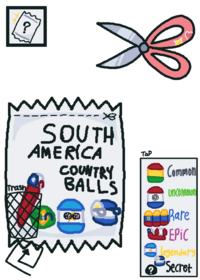 South America Countryballs Blind Box!