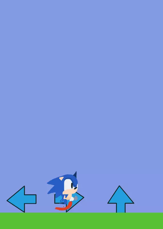 Sonic the hedgehog by @berry_the_cool_cub