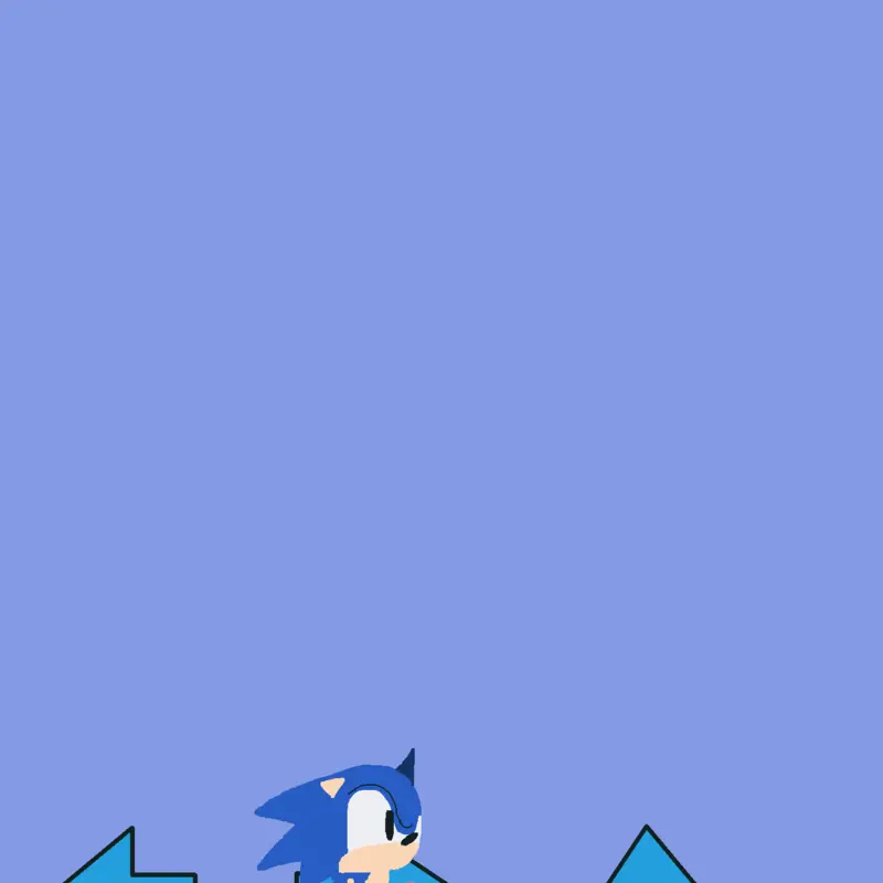 Sonic the hedgehog by @berry_the_cool_cub