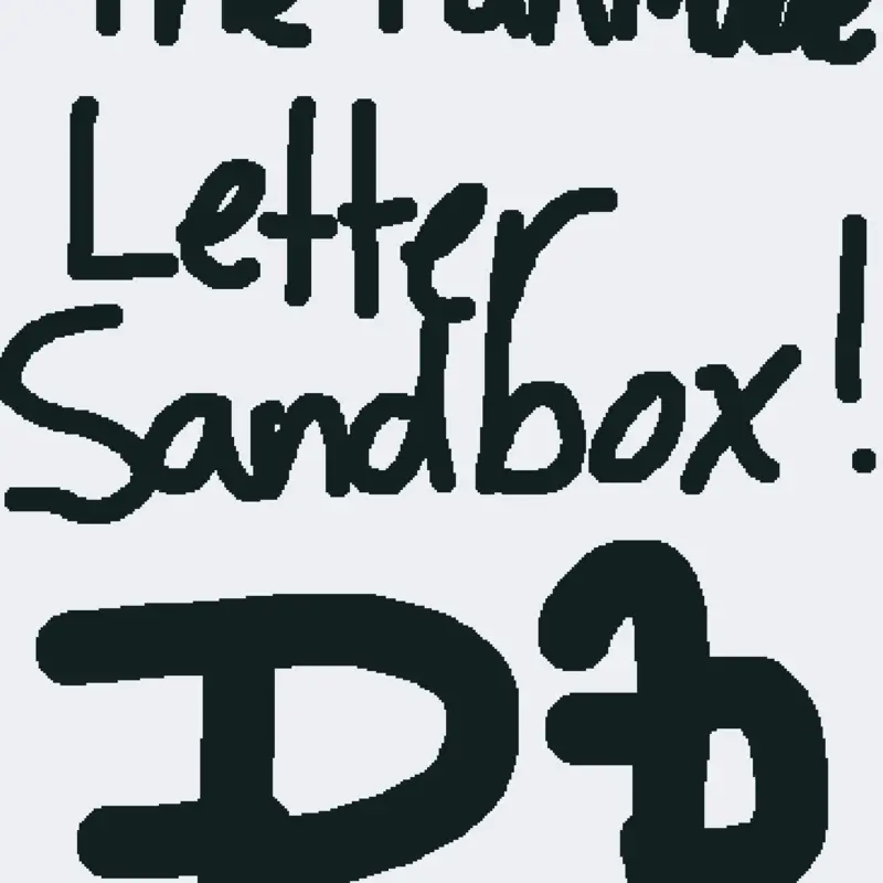 The Fanmade Letter Sandbox! by @XxFortpalxX