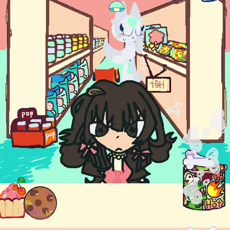 Mukbang by @cats_are_kewl