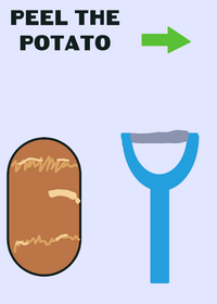 Make potato and corn dogs.(unfinished)