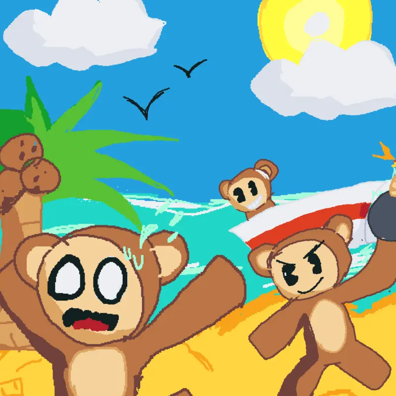 Monkey Tag by @SillyTomas