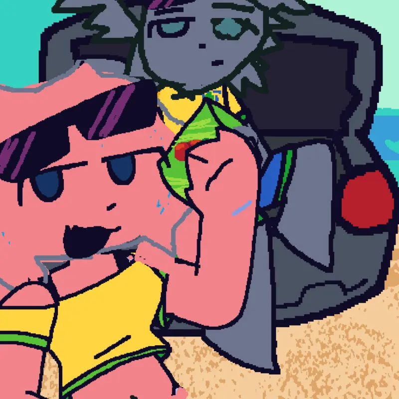 Tina e Dragom torcendo pro Brasil by @cat768