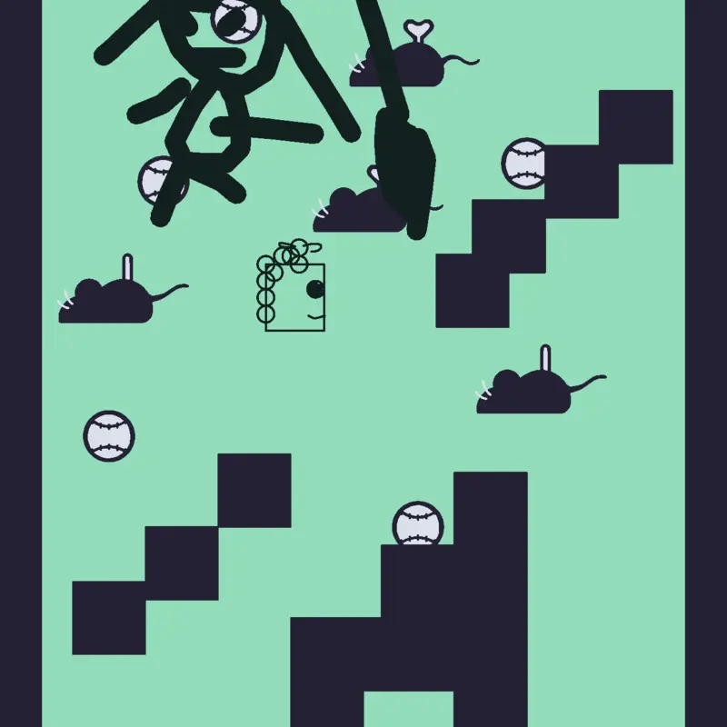 You teleport in a world of rat and bal by @achi101099