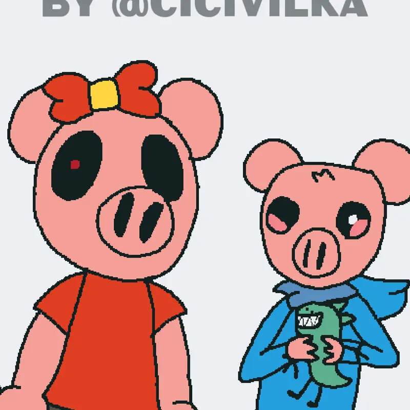 Piglin Fanart by @Cicivilka