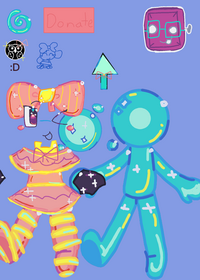 Dandy world puzzle:D (Artstyle test)