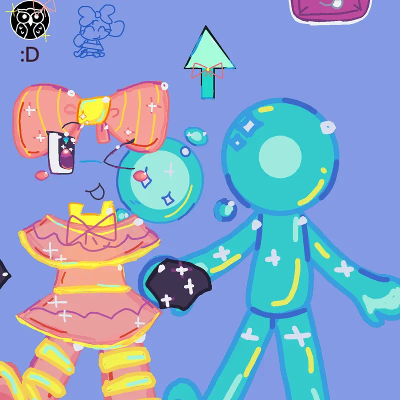 Dandy world puzzle:D (Artstyle test) by @anurajustcreate