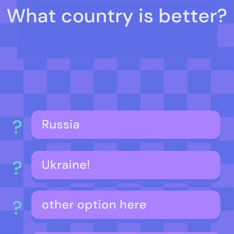 Which onee?  Russia? Or Urakine by @KerimOrudj