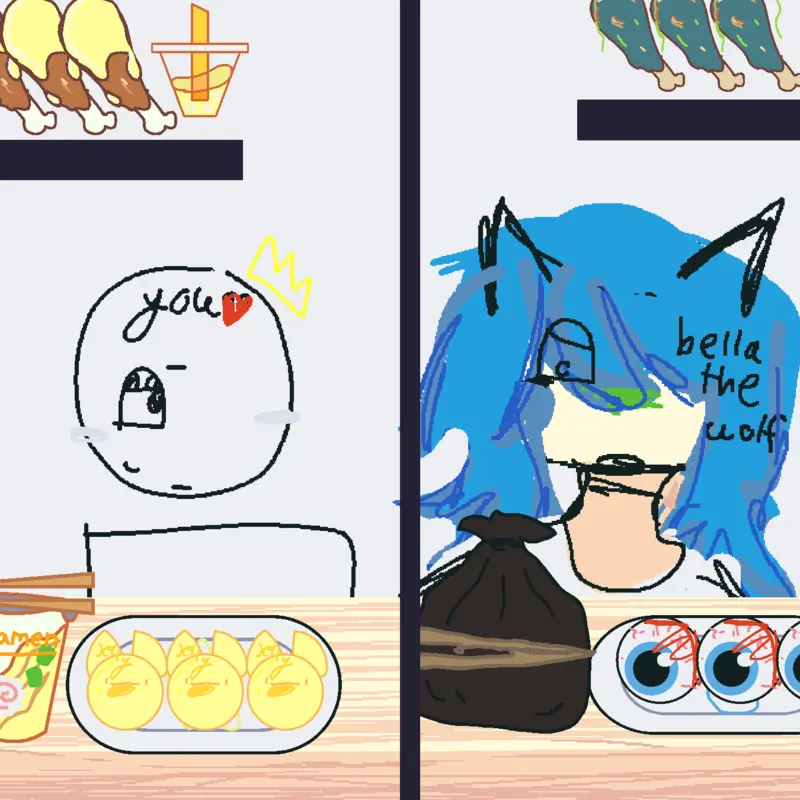 I hate Bella the wolf by @idk_lmao222