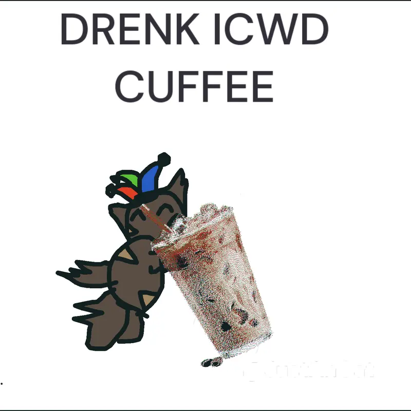 Arthur drinks iced coffee by @gordonani