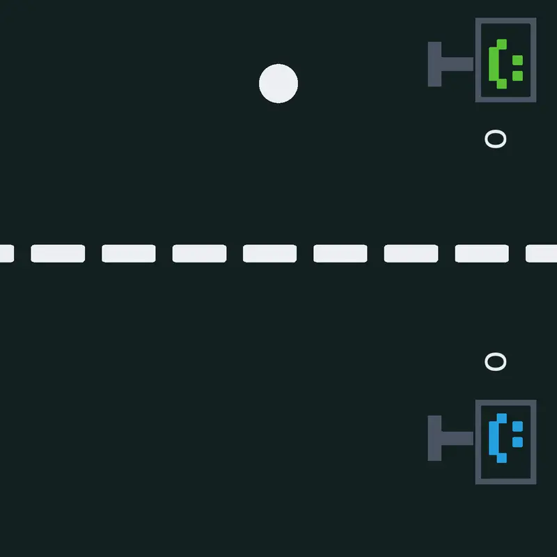 AI vs AI pong by @ElliannaTheBFTMCreator