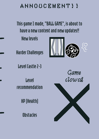 Ball Game annoucement update