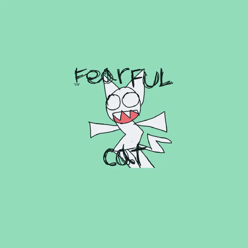 fearful cat! by @1m4n3wp3rs0n