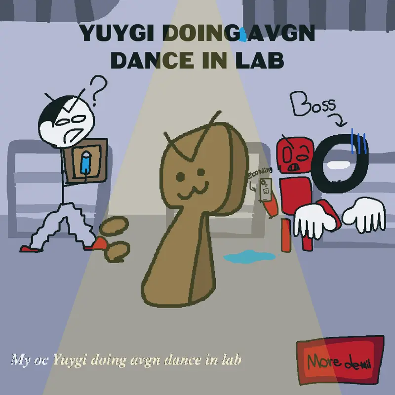 MY OC YUYGİ DOİNG AVGN DANCE İN LAB!?!?? by @Ajan_XX