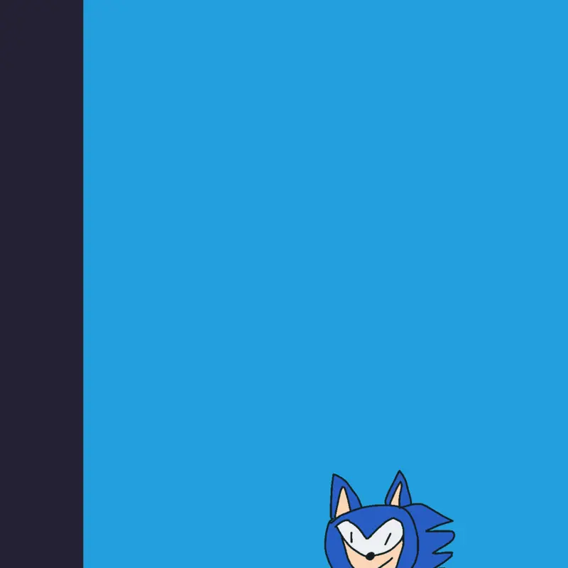 Sonic by @ChoppyPlaytime