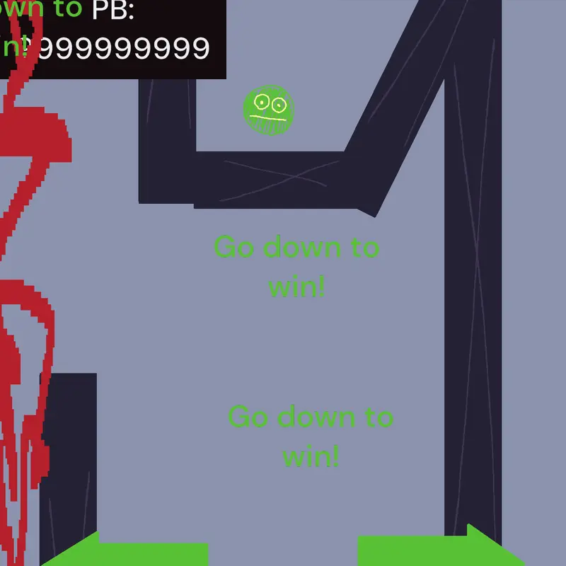 Go down to win! by @JayTheBoyGenius