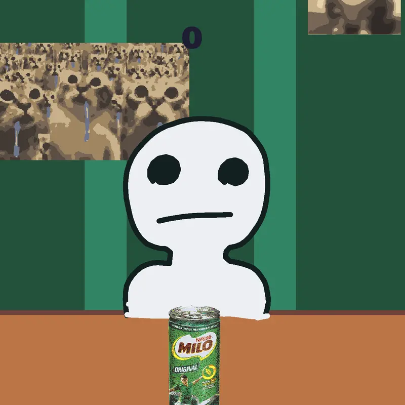 Drink milo by @fishintheponds