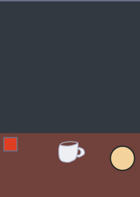 Give the stupid fat bunny coffee