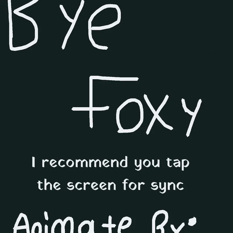 Bye Foxy… by @Ryler_And_Chaz