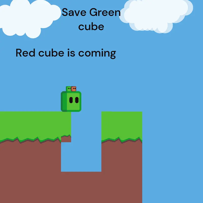 Save Green cube by @lenchhh0827