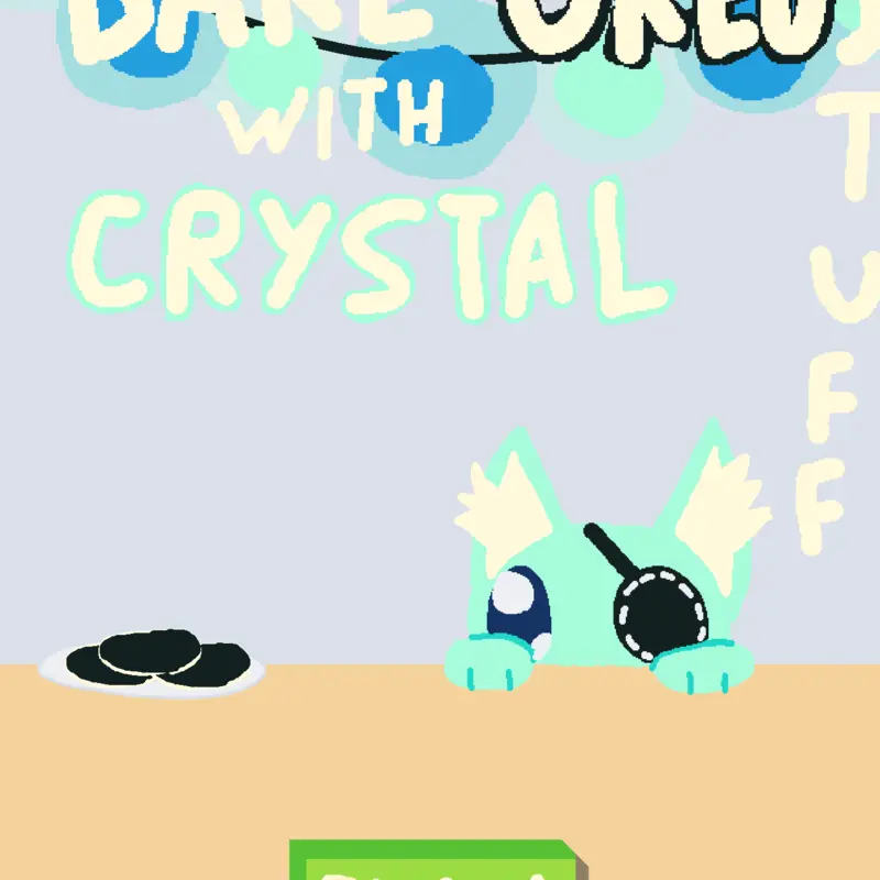 Bake oreo stuff with crystal! by @the_bigest_cat_lover_2