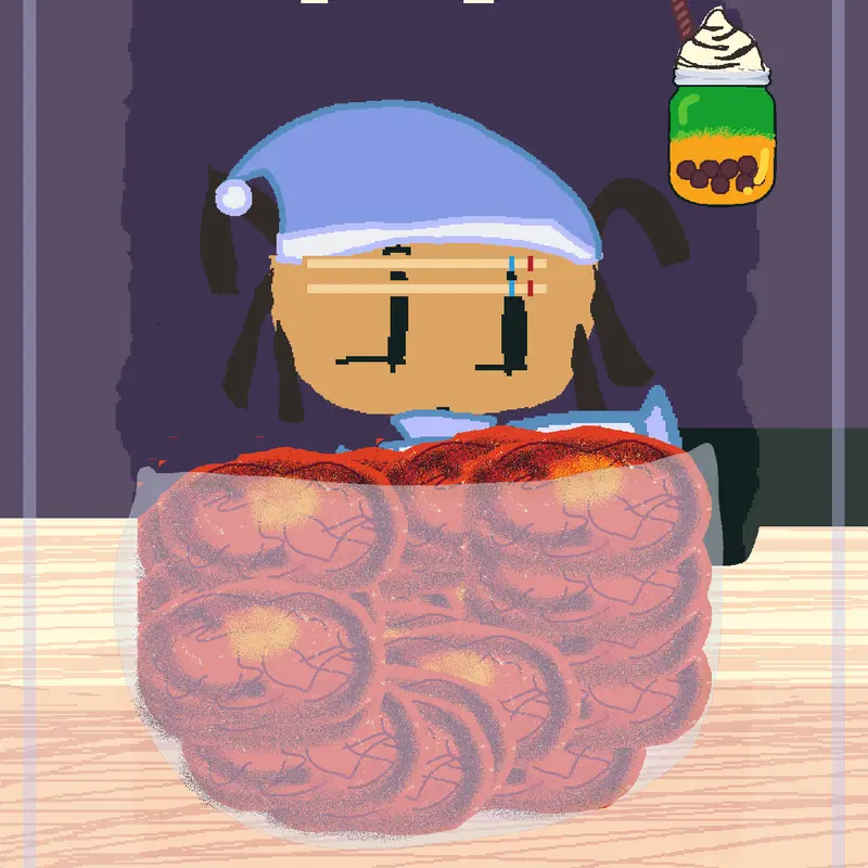 Mukbang by @Laura_doesdecks