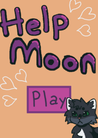Help to my cute cat oc Moon!