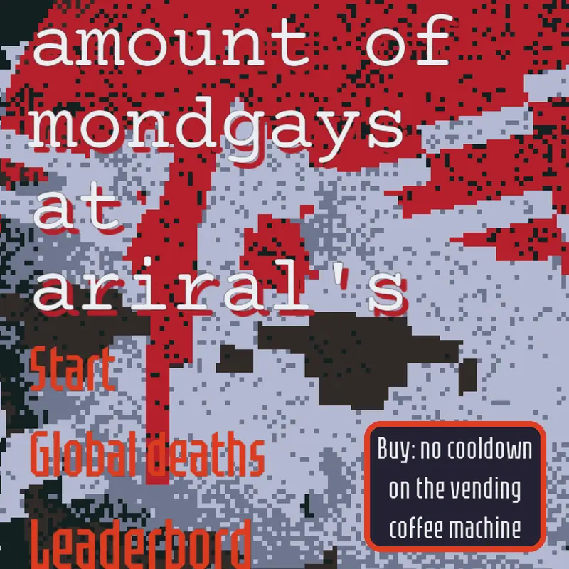 Undefined amount of mondays at arirals by @gawg_Bp