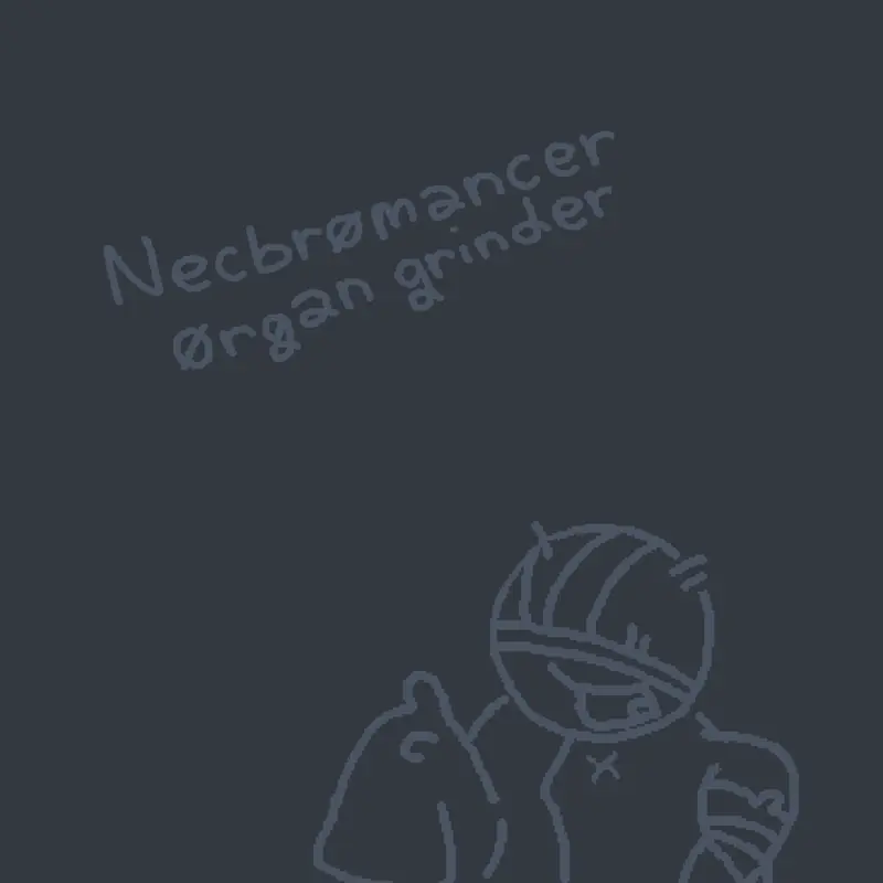 Necbromancer Organ Grinder Mewgenics by @Okami_Scugcat