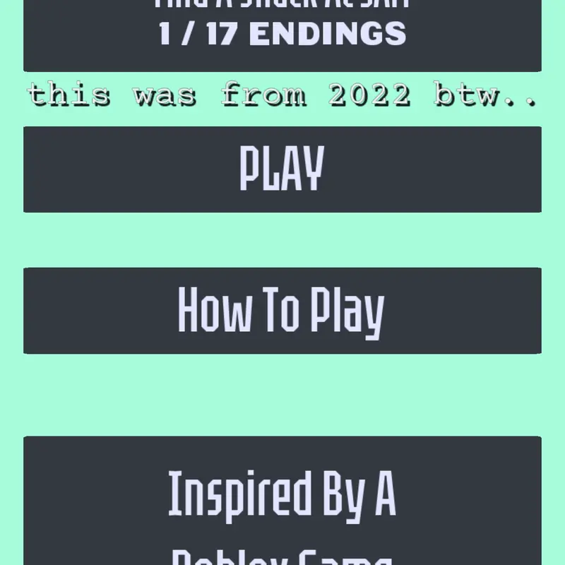 Game by @clumsyfish